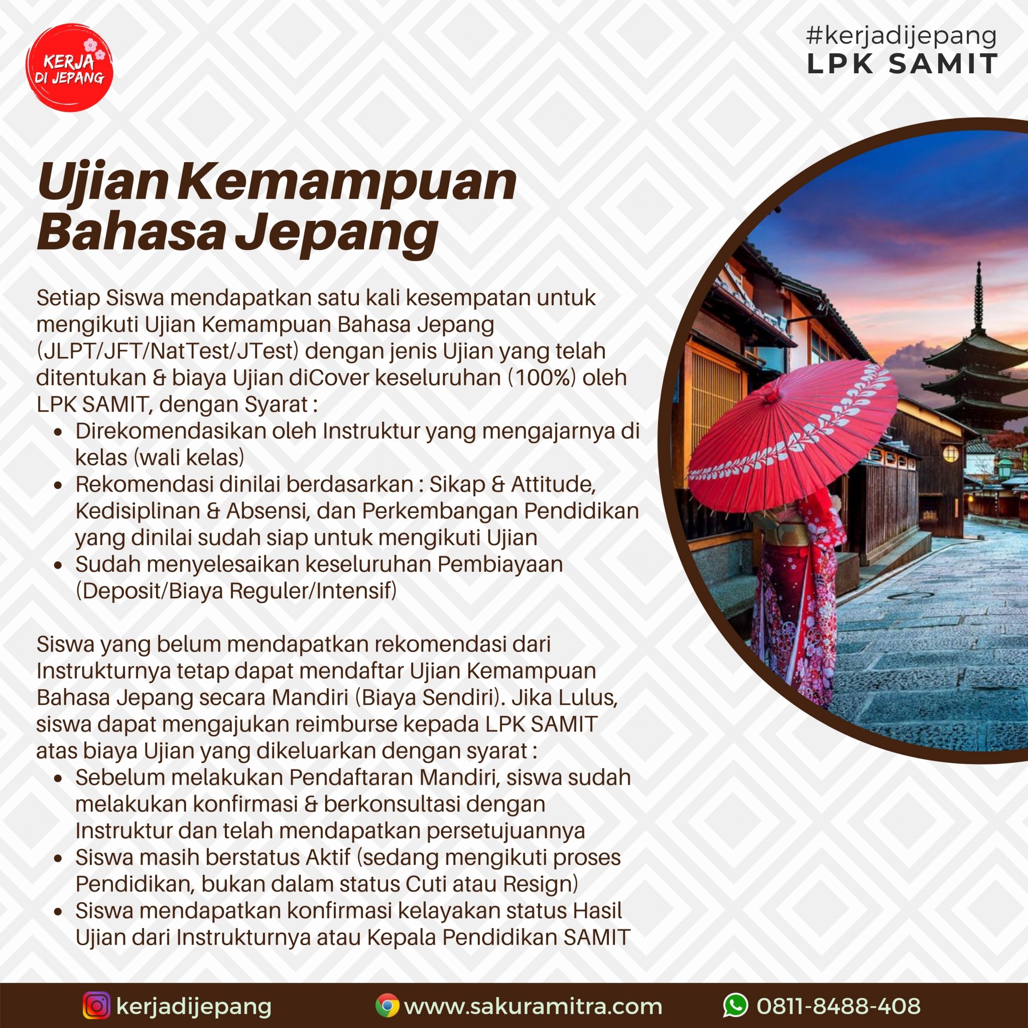 Ujian Kemampuan Bahasa Jepang – LPK SAMIT Lembaga Pelatihan dan